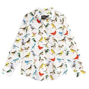 Lesley Evers Kathryn Bird Blouse Button-Up